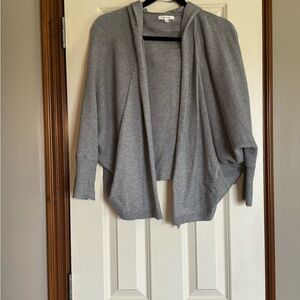 ⭐️NWOT⭐️ Light Gray Hooded Women's Cardigan